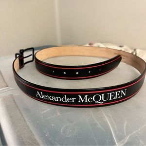 McQueen leather belt ( 34/36 )